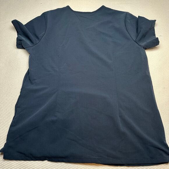 Figs Technical Collection Women’s Shirt Scrub Top V Neck Blue gray Medium - Picture 2 of 5